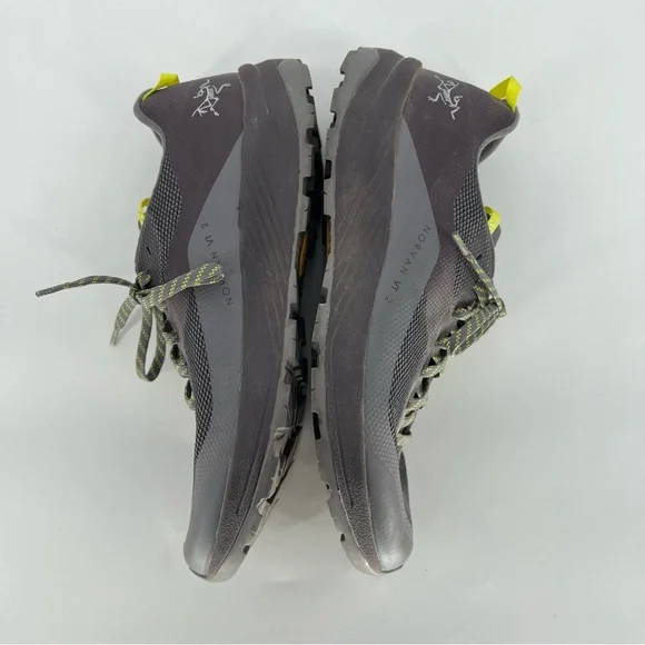 Arc'teryx Norvan VT‎ 2 Technical Trail Running Shoes Grey Neon Women's Size 9
